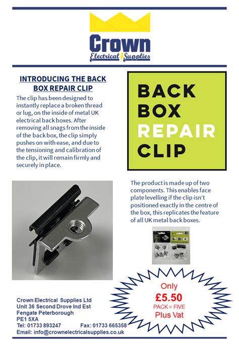 back box repair kit Screwfix